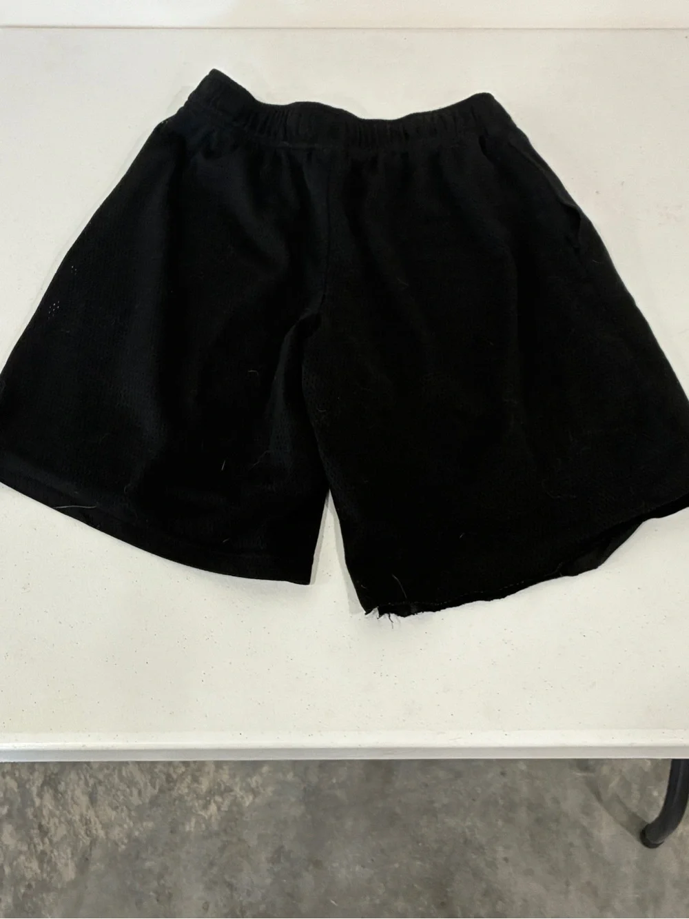 C9 Champion Boys Black Mesh Basketball Shorts Size Large (12-14) Elastic Waist